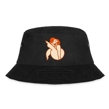big sexy girl - Bucket Hat - Schwarz - Vorne - Lela (165cm)