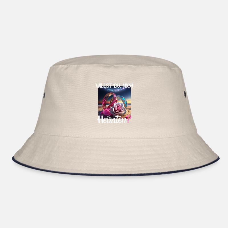 Heiratsantrag für Hochzeit oder Verlobung - Bucket Hat