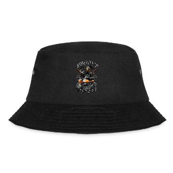 Awesome since 1981, Biker Geburtstag - Bucket Hat - Schwarz - Vorne - Lela (165cm)