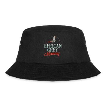 Afrikanischer Graupapagei Papagei Vogel Afrika - Bucket Hat - Schwarz - Vorne - Lela (165cm)