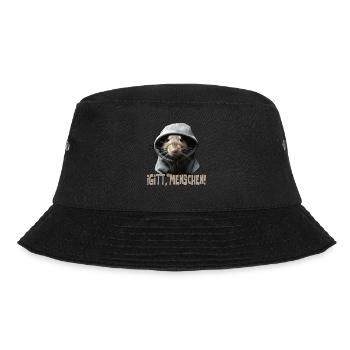 Igitt Menschen Ratte Lustiges Spruch Statement Sar - Bucket Hat - Schwarz - Vorne - Lela (165cm)