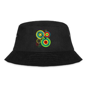Posaune retro Posaunist Posaunen - Bucket Hat - Schwarz - Vorne - Lela (165cm)