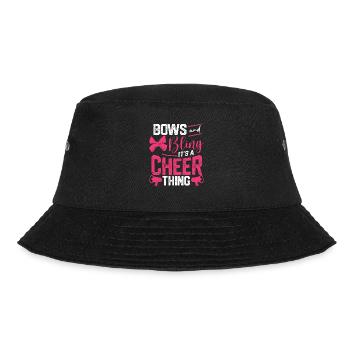 Youth Team Cute Cheerleader Bows and Bling Its - Bucket Hat - black - Front - Lela (165cm)