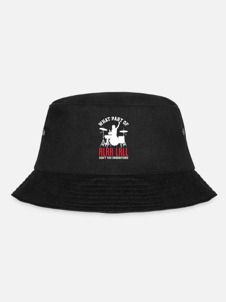 Schlagzeug Schlagzeuger Geschenk - Bucket Hat - Schwarz