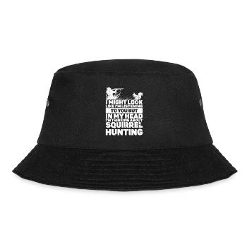 Squirrel hunting - Bucket Hat - black - Front - Lela (165cm)