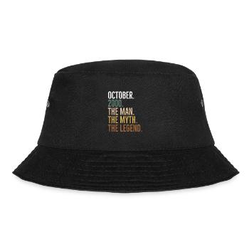 October 2000 The Man The Myth The Legend - Bucket Hat - black - Front - Lela (165cm)