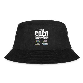 Niveau papa débloqué, Futur Papa Gamer - Bob - noir - Devant - Lela (165cm)