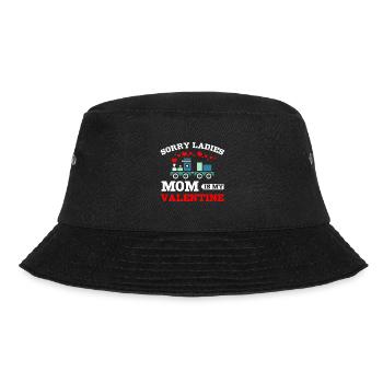 Désolé mesdames maman est ma valentine - Bob - noir - Devant - Lela (165cm)