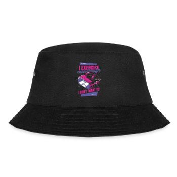 VR Virtual Reality Gaming Gamer Videospiele - Bucket Hat - Schwarz - Vorne - Lela (165cm)