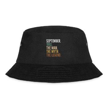 September 1992 The Man The Myth The Legend - Bucket Hat - black - Front - Lela (165cm)