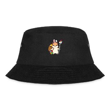 Un joli hamster peint des œufs de Pâques - Bob - noir - Devant - Lela (165cm)