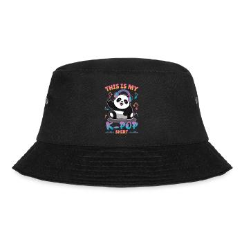 K-Pop Funny - Bucket Hat - black - Front - Lela (165cm)