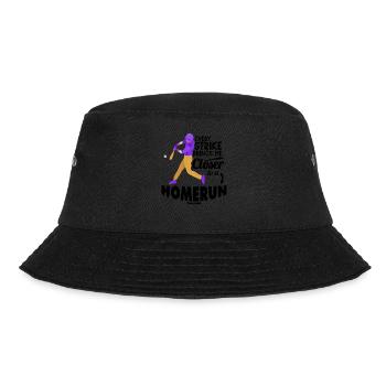 Baseball Pitcher Baseball Bat Sports - Bucket Hat - black - Front - Lela (165cm)