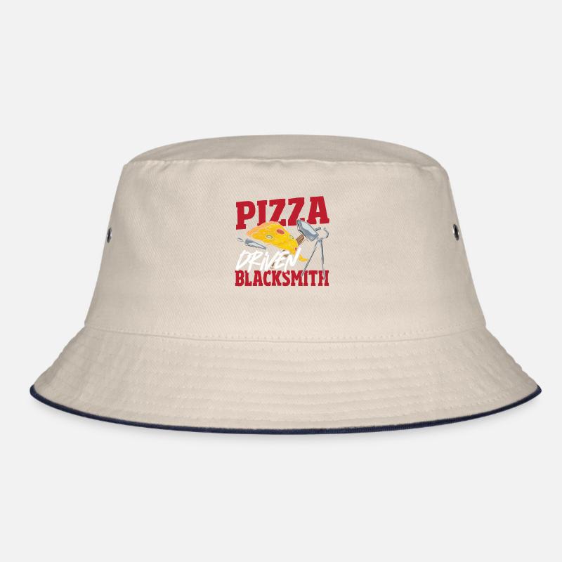 Pizza Driven Blacksmith Blacksmithing Bucket Hat