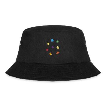 Wandklettern Boulderender Kletterfelswand - Bucket Hat - Schwarz - Vorne - Lela (165cm)