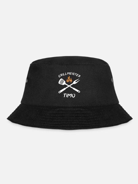 Grillmeister Timo - Bucket Hat - Schwarz