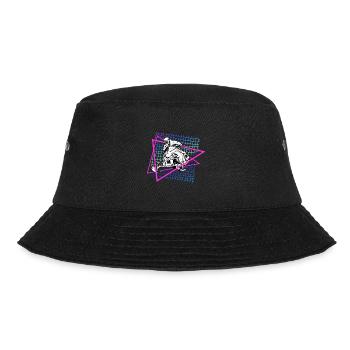 Retrowave Snowmobile - Bucket Hat - black - Front - Lela (165cm)