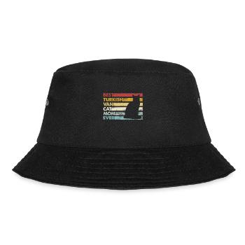 Best Mother Ever - Turkish Van Cat - Bucket Hat - black - Front - Lela (165cm)