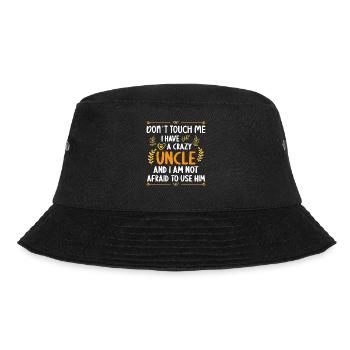 Ich Habe Einen Verrückten Onkel Nichte Neffen - Bucket Hat - Schwarz - Vorne - Lela (165cm)