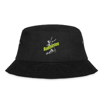 Badminton - Bucket Hat - Schwarz - Vorne - Lela (165cm)