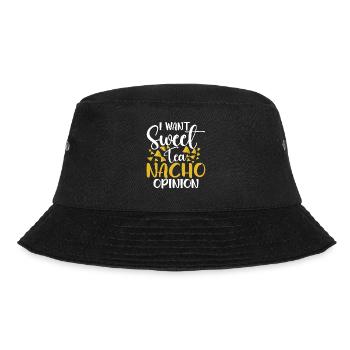 Sweet Tea Lover Gifts - Bucket Hat - black - Front - Lela (165cm)