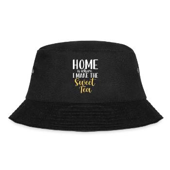 Süßer Tee Liebhaber Geschenke - Bucket Hat - Schwarz - Vorne - Lela (165cm)