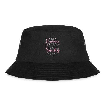 Tiny Humans Stole My Heart Daycare Provider Babysi - Bucket Hat - Schwarz - Vorne - Lela (165cm)
