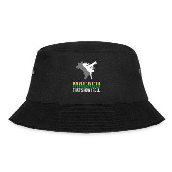Ginga Capoeira für brasilianische Kampfsportarten - Bucket Hat - Schwarz - Vorne - Lela (165cm)