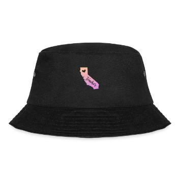 Kalifornien - Bucket Hat - Schwarz - Vorne - Lela (165cm)