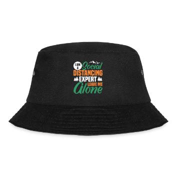 Ich Bin Ein Experte Für Soziale - Bucket Hat - Schwarz - Vorne - Lela (165cm)