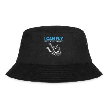 Skydiving, Skydiving - Bucket Hat - black - Front - Lela (165cm)