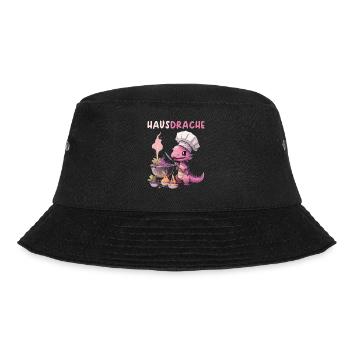Hausdrache Hausdrachen Mutter Schwiegermama - Bucket Hat - Schwarz - Vorne - Lela (165cm)
