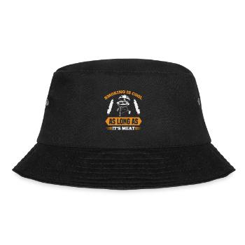 SMOKING IS COOL AS LONG AS IT IS MEAT - Bucket Hat - black - Front - Lela (165cm)