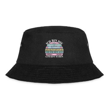Ich Bin Die Verrückte Krankenschwester Pflege - Bucket Hat - Schwarz - Vorne - Lela (165cm)