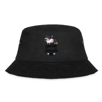Dachshund - Bucket Hat - black - Front - Lela (165cm)