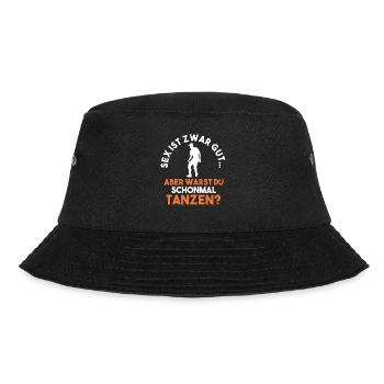 Tanzen Party Musik Tänzer - Bucket Hat - Schwarz - Vorne - Lela (165cm)