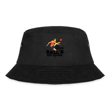 Soccer - Bucket Hat - black - Front - Lela (165cm)