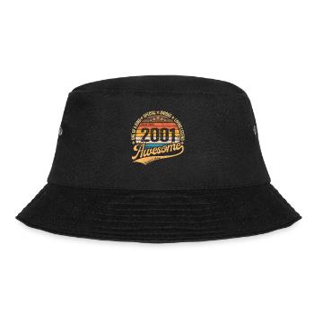 2001 Anniversaire Retro Gift né Année 2001 - Bob - noir - Devant - Lela (165cm)
