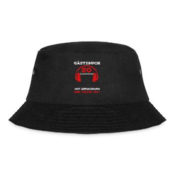 50 Geburtstag Gaming Zocken Gamer 50 Jahre Spruch - Bucket Hat - Schwarz - Vorne - Lela (165cm)
