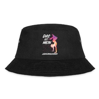 Turnen | Turnerin Gymnastik Turnen Mädchen Frauen - Bucket Hat - Schwarz - Vorne - Lela (165cm)