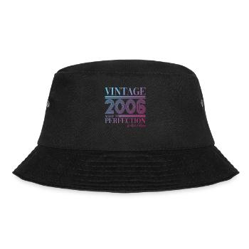 Vintage vintage 2006 17th birthday gift woman - Bucket Hat - black - Front - Lela (165cm)