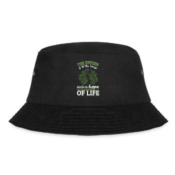 Donor Lung Branches Oxygen Lungs Hope Life - Bucket Hat - black - Front - Lela (165cm)