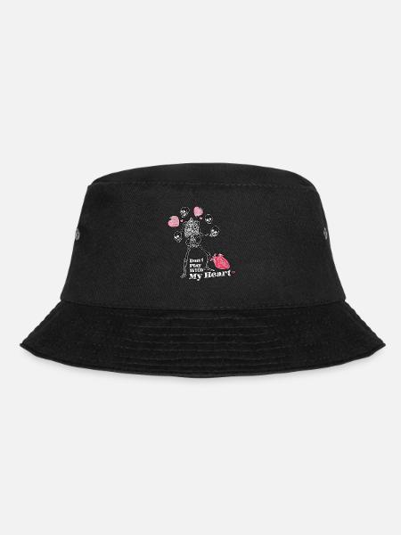 Ne joue pas avec mon cœur Squelette Saint-Valentin - Bob - noir