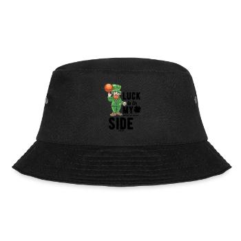 St Patrick's Day Ireland Basketball - Bucket Hat - black - Front - Lela (165cm)