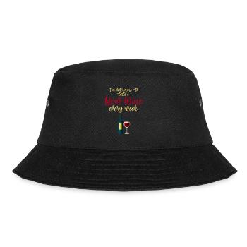 I'm Determined To Taste A New Wine Every Week 2 - Bucket Hat - black - Front - Lela (165cm)