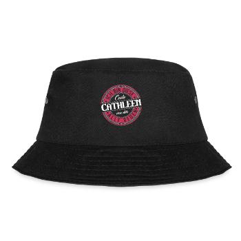 Cathleen Geschenkidee Geschenk Geburtstag - Bucket Hat - Schwarz - Vorne - Lela (165cm)