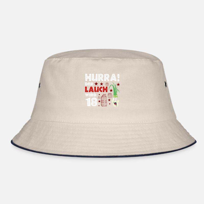 Hurra Der Lauch Wird 18 Geburtstag Volljährig Bucket Hat