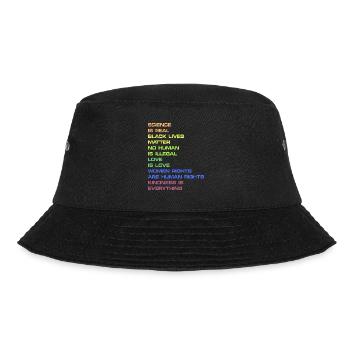 Black Lives Matter Women’s Rights Africa - Bob - noir - Devant - Lela (165cm)