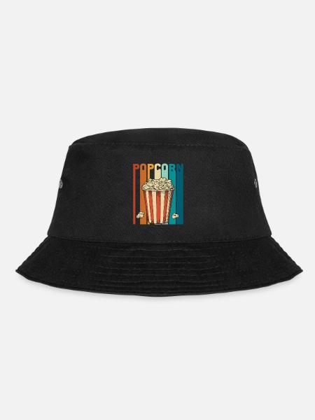 Popcorn - Bucket Hat - Schwarz