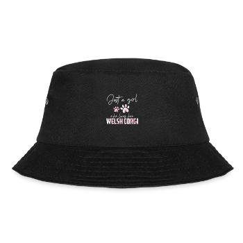 Welsh Corgi - Bucket Hat - black - Front - Lela (165cm)